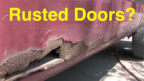 how to repair a house door with a metal shell|repair steel doors.